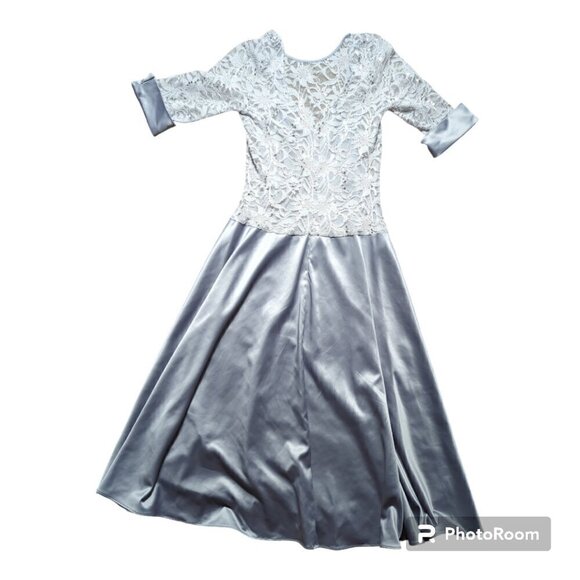 JS Collection Women's Dress Color Gray Size 10 - Picture 2 of 7